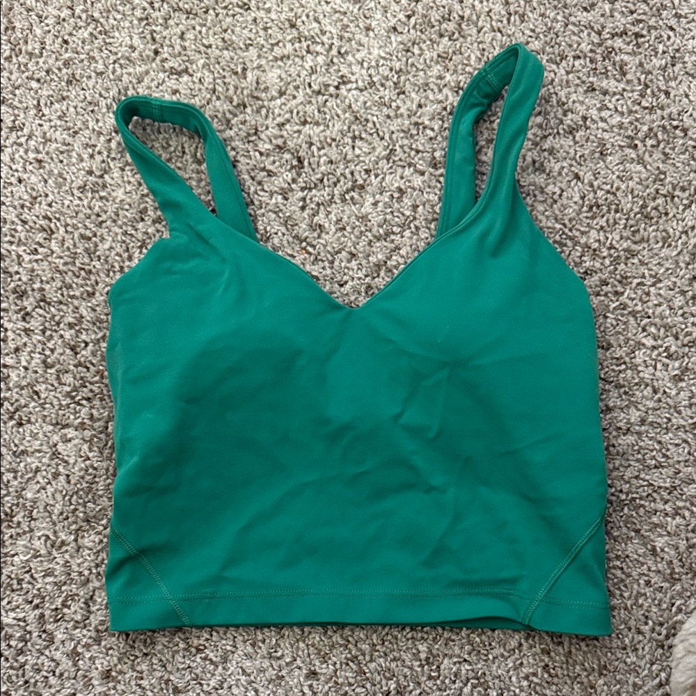 lululemon green align tank top